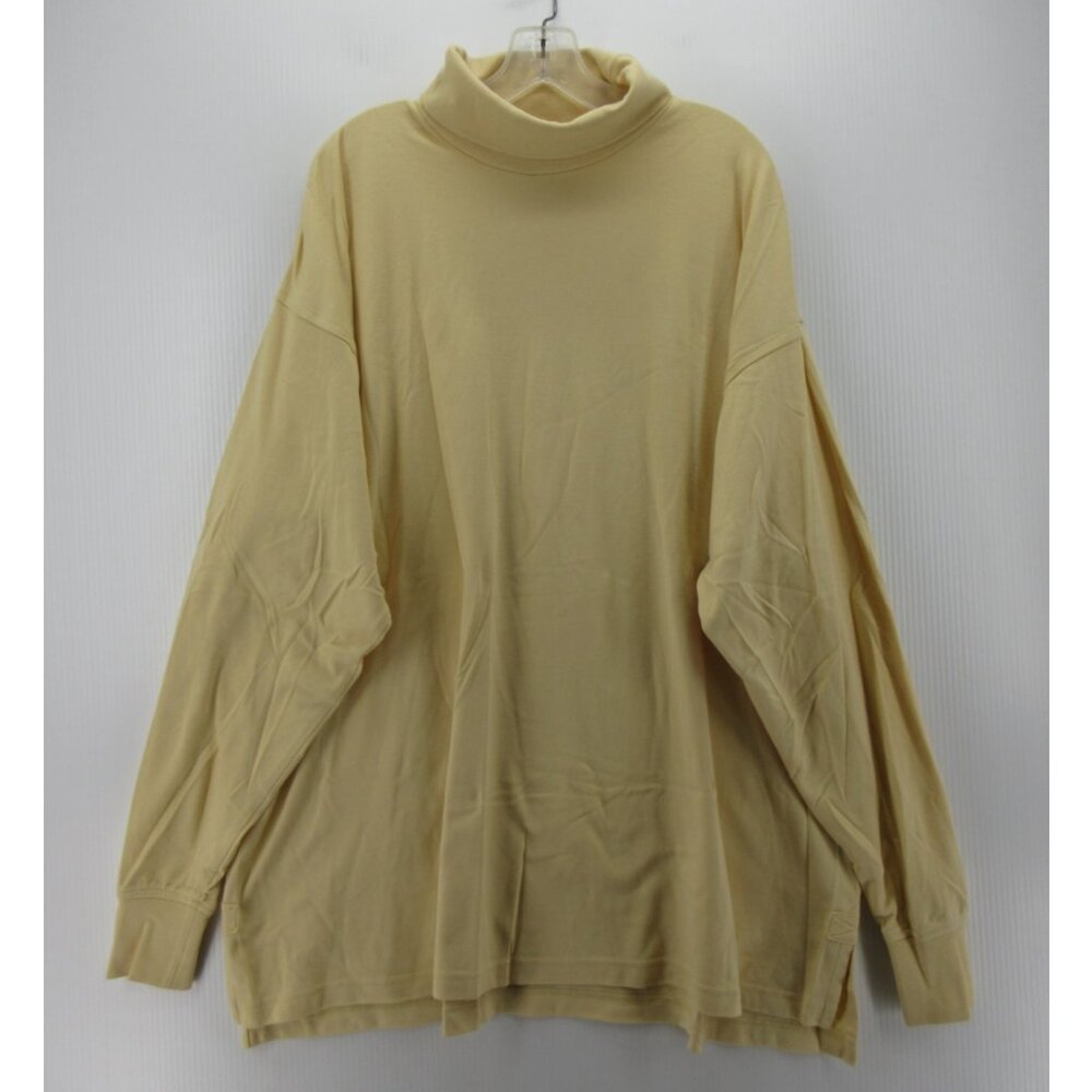 VINTAGE Willis & Geiger Shirt XXL Turtleneck Pullover Oversized Knit